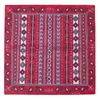 Multifunktion Ny Paisley Star Geometri Print Bandana Headscarf Scarf Hip Hop Cotton Headband Square Scarf Handkerchief för Kvinnor Män 55 * 55cm