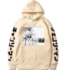 Anime impresso solto casual harajuku estilo pulôver moda homem hoodie homens y211118