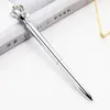 2021 Selling Beautiful Promotional Luxury Papeleria Cute Sparkle Rose Gold Metal Ball Pen Royal Crown Ballpoint Pen with Custom Logo