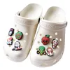 Horror Skull Shoe Decorations for Croc Charms Clog Buckcle charm Bracelet Decor Halloween Gifts Wholesale