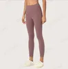 LU LU LIMÕES vfu feminino Fitness Atlético Sólido roupa de ioga calças terno cintura alta Esportes Levantando Quadris Desgaste de Academia Leggings Elástico Treino Cores Sólidas