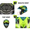 Capacetes de motocicleta GSB Capacete Motocross ATV Full Face Moto Cross Downhill Offroad Homens Casco ECE aprovado9162934