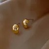 2021 New classic small metal arc Earrings Charm Lady Exquisite elegant Mini daily decoration Ear Stud versatile Korean Jewelry Unusual Gifts For Women girls AFSHOR