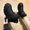 Winter Boots Women Thicken with Veet Snow Fashion Casual High Top Shoes Woman Waterproof Warm Platform Ankle Boot Female 817