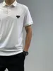 21SS 유니섹스 가을 남성 티셔츠 스포츠 레트로 폴로 브랜드 티셔츠 편지 디지털 인쇄 펭귄 프린트 기능 램 울 비즈니스 레저 시리즈 탑스