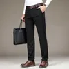 Jantour merk mannen pak broek formele zakelijke broek losse rechte stijl mannelijke casual lange broek heren plus maat 29-35 40 210715