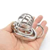 Chaste Bird en acier inoxydable mâle petite cage avec arc de base dispositifs d'anneau de bite anneau pénis anneau adulte toys c273 2103244835924