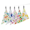 Candy Cloud Modèle Bébé Bavoirs Multi Design Boucle Triangle Bébés Salive Serviette Enfant Burp Bave Allaitement Double Snap Turban 1 15mq L2