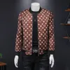 Jaqueta de alta qualidade Grande designer O-pescoço colar clássico pontos masculino outerwear casaco tamanho grande roupa 4xl 5xl