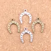 200pcs Antique Silver Bronze Plated lucky horseshoe horse Charms Pendant DIY Necklace Bracelet Bangle Findings 16*13mm