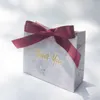 新しい大理石ギフトラップボックスグレーマーブルキャンディーバッグペーパーチョコレートボックス結婚式のためのパッケージベビーシャワーありがとうパーティー用品2097601