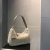 Bolso de terciopelo de cordero otoño e invierno para mujeres con bolso de sxspit de estilo informal