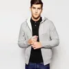 Erkek Polo Ceket Hoodies Sweatshirts Sonbahar Katı Günlük Hayvan Nakış Spor Ceketleri Fermuar Sweatshirts Sonbahar Kış Katı Katı Dışiş Hoodie