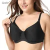 GRATLIN Soutien-gorge rembourré à armatures pour femme Soutien-gorge d'allaitement de maternité Taille Plus C-H Cup 210918