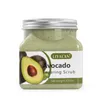 Gesichts- und Körperpeelings, natürliche Pflanzen, Bio-Zucker, vegane Früchte, Avocado, Erdbeere, Aprikose, Sorbet, feuchtigkeitsspendend, Peeling, 450 ml