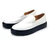 White Rivets Shoes Top Quality Men Loafers Handmade Cow leather Gentlemen Loafers