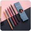 Kaco sinal caneta gel caneta 0.5mm recarro liso tinta escrita durável caneta de assinatura 5 cores cores vintage macarons penas conjunto de presente