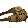 Multifunktions Outdoor Taktische Militärische Taille Tasche Dual-use-Camouflage Klettern Reiten Sport Messenger Tasche Tasche Umhängetaschen Q0721