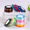 Ny 22m bara för dig Polyester Satin Ribbon Tape Diy Bow Make Crafts Card Presenter Wrapping Blommor Blommor Bundet Tillbehör Bredd 10mm