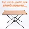 Camp Furniture Ultralight Outdoor Folding Camping Table Aluminium Roll Eloy Travel BBQ Lätt Pärmbar Picknick Vandring Fiske3103764