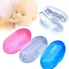 1000 stks Baby Zacht Siliconen Vinger Hond Kat Grooming Tandborstel Gomb Tong Massager Tanden Borstels Bijtring Met Case Doos