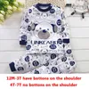 Çocuklar için sonbahar pijama uzun kollu pamuk takım elbise karikatür hayvan giyim bebek pijama set pijama noel 10t 211130