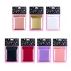 Lady LED Makeup Mirror Cosmetic 8 LEDs Folding Portable Travel Compact Pocket Mirrors Lights Lamps Multi Colors free ship high quality 10pcs
