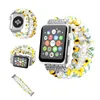 Handgemaakte bloem keramische kralen banden strekken armband voor appelhorloge ultra 49 mm 41 mm 45 mm 38 mm 40 mm 42 mm 44 mm mode damesriem riemmond Iwatch 8 7 6 SE 5 3