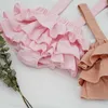 Spring Summer Baby Girls Bodysuits Soild Colour Tutu Skirt Cake Dress born Clothes Toddler Outfits E37 210610