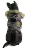 معطف الشتاء لصغر كلب صغير الكلب الملابس بذلة snowsuit مقنعين الولايات المتحدة الأمريكية سلافة الحيوانات الأليفة الخندق معاطف 3 اللون بالجملة البني XL A194