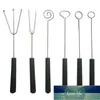 6PCS Stainless Steel Chocolate Candy Dipping Fork Fondue DIY Decorating Tools