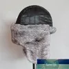 Män ryska bomber hatt vinter ushanka trapper hatt med öronflikar kvinnor faux päls snö kepsar för barn fabrik pris expert design kvalitet senaste stil original