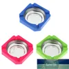 1 PC Home Ashtray Plastikowy Ze Stali Nierdzewnej Square Edging Ashtray Akcesoria Aszkray Home Office Reklama Narzędzie Papierosowe Cena Fabryczna Ekspert Projekt Quality Najnowsze