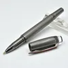 High quality Gift Pen Luxury Urban Speed series Black Resin Rollerball Ballpoint pens PVD-plated Brushed surfaces office school supplies With Serial Number