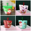 Creative Christmas Candy Packaging Boxes Xmas Mini Santa Elk Mooie Gift Verpakking Dozen Chocolade Bakken Pakket Party Decoraties DHL