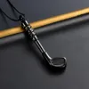 Golf Stick Stainless Steel Cremation Keepsake Pendant for Ashes Urn Human Memorial Necklace Jewelry Men/Ms