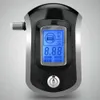 Professionell bil Digital andning Alkohol Tester Breathalyzer med LCD Dispalium med 5 munstycken för polisbil Alkohol Parkering Breathalyserbil