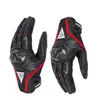 Motorcykelhandske Guantes Moto Touch Screen och Anti-Slide yta med skyddsplatta Motorbike Racing Handskar H1022