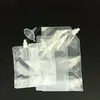 Clear Drink Pouches Bags 250ml - 500ml Stand-up Plastic Drinking Bag with holder Reclosable Heat-Proof Water bottles DAJ81