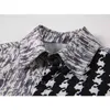 Kvinnors Striped Patchwork Shirts Sommar Fashion Streetwear Vintage Short Sleeve Slå ner Krage Kvinna Casual Blouse Top 210515