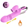Leten Sucker Vibrator Heating Automatic Telescopic Dildo Tongue Licking Clit Orgasm Vaginal G Spot Massage Sex Toys for Woman Q0320