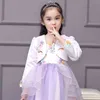 Autumn Winter Girls Unicorn Jacket Princess Dress Ahawl Children's Small Jacket For Girls Long Sleeved Cardigan Kids Coat 211106