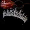 Tiaras Classic Queen Crowns Style Luxury Bride Tiaras, Wedding Crown Hair Headdress, Hedding Dress Parade Jewelry X0625