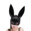 Frauen Halloween Sexy Bunny Maske Cosplay Kaninchen Ohren Masken Party Bar Nachtclub Kostüm Zubehör3607371