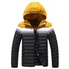 Mantlconx gençlik kış ceket erkekler sonbahar kalın sıcak polar kapüşonlu parkas ceket dış giyim rahat windbreak 210910