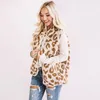Gilet da donna Fashion Women 2022 Leopard Print Zipper Vest Fluffy Jacket Teddy Coat Autunno Inverno Abbigliamento Plus Size Soprabito da donna