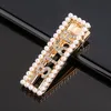 Gold Letter Cool Kiss Girls Hair Clips Pearl Crystal Hairpin Barrettes Week Monday Sunday Hairs Fashion Jewelry for Women Girl
