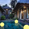 Fjärrkontroll Utomhus LED Garden Lights Lighting Ball Glow Lawn Lamp Uppladdningsbar Pool Bröllopsfest Holiday Decor Lamps