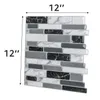 Art3d 30x30cm Peel and Stick Backsplash Tiles 3D Stickers muraux auto-adhésifs Preuve de l'eau auto-adhésif pour la cuisine Salle de bain Chambre à coucher Buanderie, Fonds d'écran (10 feuilles)