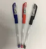 Penna neutra standard europea all'ingrosso penna da 0,5 mm con tubo ad ago da pallottola penna in carbonio simile all'acqua